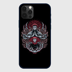 Чехол для iPhone 12 Pro Max Магическая битва - Рёмен Сукуна, цвет: 3D-черный