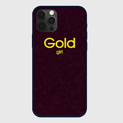 Чехол iPhone 12 Pro Max Gold girl