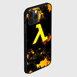 Чехол для iPhone 12 Pro Max Half life текстура блэк меса, цвет: 3D-черный — фото 2