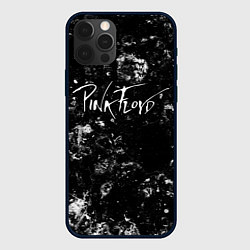 Чехол iPhone 12 Pro Max Pink Floyd black ice