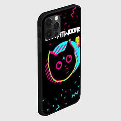 Чехол для iPhone 12 Pro Max Die Antwoord - rock star cat, цвет: 3D-черный — фото 2