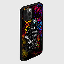 Чехол для iPhone 12 Pro Max Nirvana краски звука, цвет: 3D-черный — фото 2