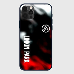 Чехол для iPhone 12 Pro Max Linkin park flame, цвет: 3D-черный