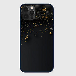 Чехол для iPhone 12 Pro Max Золотая пыль, цвет: 3D-черный