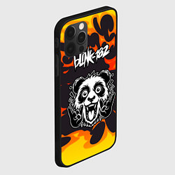 Чехол для iPhone 12 Pro Max Blink 182 рок панда и огонь, цвет: 3D-черный — фото 2