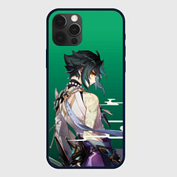Чехол iPhone 12 Pro Max Genshin персонаж игры - Сяо Xiao