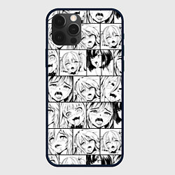 Чехол iPhone 12 Pro Max Ahegao pattern