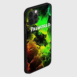 Чехол для iPhone 12 Pro Max Palworld логотип абстракт, цвет: 3D-черный — фото 2