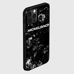 Чехол для iPhone 12 Pro Max Nickelback black ice, цвет: 3D-черный — фото 2