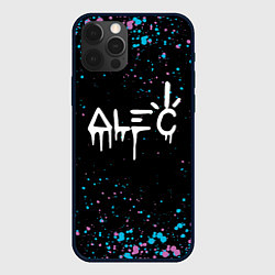 Чехол iPhone 12 Pro Max Alec monopoly graffiti брызги
