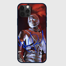 Чехол iPhone 12 Pro Max Статуя Макла Джексона с автографом - альбом Histor