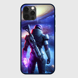 Чехол для iPhone 12 Pro Max Mass Effect - andromeda ai art, цвет: 3D-черный