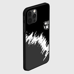 Чехол для iPhone 12 Pro Max Barcelona краски текстура фк, цвет: 3D-черный — фото 2