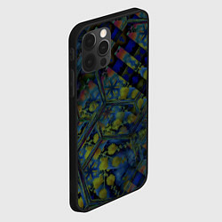 Чехол для iPhone 12 Pro Max Креативный геометрический узор, цвет: 3D-черный — фото 2