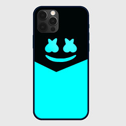 Чехол для iPhone 12 Pro Max Marshmello dj geometry, цвет: 3D-черный