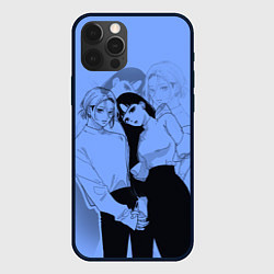 Чехол iPhone 12 Pro Max Эмми и Син - Любовь с кончиков пальцев