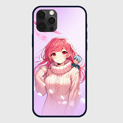 Чехол iPhone 12 Pro Max Юки - Любовь с кончиков пальцев
