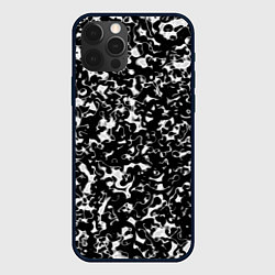 Чехол iPhone 12 Pro Max Черный жидкий металл