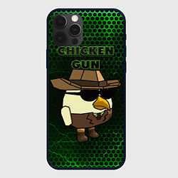 Чехол iPhone 12 Pro Max Chicken gun green