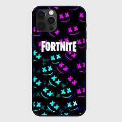 Чехол iPhone 12 Pro Max Marshmello neon fortnite