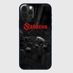 Чехол iPhone 12 Pro Max Sabaton rock steel band