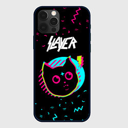 Чехол iPhone 12 Pro Max Slayer - rock star cat