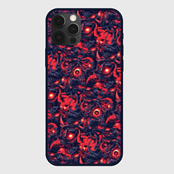 Чехол iPhone 12 Pro Max Монстры паттерн