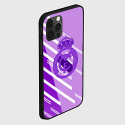 Чехол для iPhone 12 Pro Max Real Madrid текстура фк, цвет: 3D-черный — фото 2