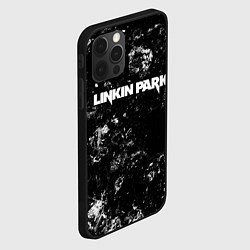 Чехол для iPhone 12 Pro Max Linkin Park black ice, цвет: 3D-черный — фото 2