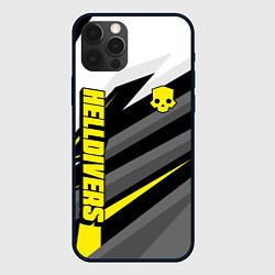 Чехол для iPhone 12 Pro Max Helldivers 2: Uniform Yellow x White, цвет: 3D-черный