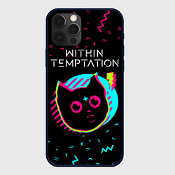 Чехол iPhone 12 Pro Max Within Temptation - rock star cat
