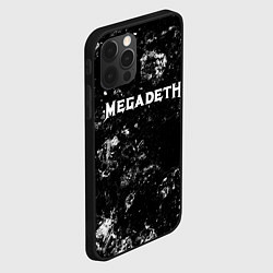 Чехол для iPhone 12 Pro Max Megadeth black ice, цвет: 3D-черный — фото 2