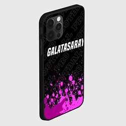 Чехол для iPhone 12 Pro Max Galatasaray pro football посередине, цвет: 3D-черный — фото 2