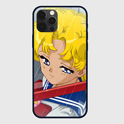 Чехол для iPhone 12 Pro Max Sailor Moon Усаги Цукино грустит, цвет: 3D-черный