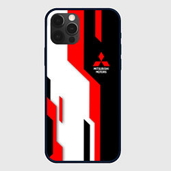 Чехол iPhone 12 Pro Max Mitsubishi red uniform