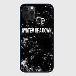 Чехол iPhone 12 Pro Max System of a Down black ice