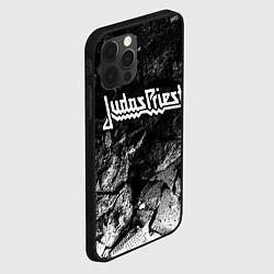 Чехол для iPhone 12 Pro Max Judas Priest black graphite, цвет: 3D-черный — фото 2