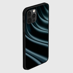 Чехол для iPhone 12 Pro Max Темная волна, цвет: 3D-черный — фото 2