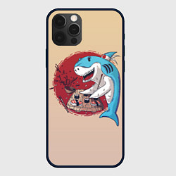 Чехол iPhone 12 Pro Max Sushi shark