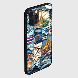 Чехол для iPhone 12 Pro Max Пэчворк из Тайланда, цвет: 3D-черный — фото 2