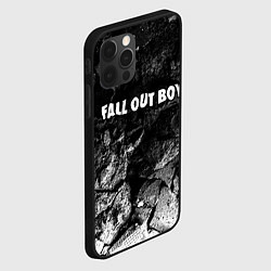 Чехол для iPhone 12 Pro Max Fall Out Boy black graphite, цвет: 3D-черный — фото 2