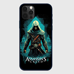 Чехол iPhone 12 Pro Max Assassins creed темный стиль