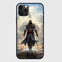Чехол для iPhone 12 Pro Max Assassins creed большой город, цвет: 3D-черный