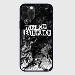 Чехол iPhone 12 Pro Max Five Finger Death Punch black graphite