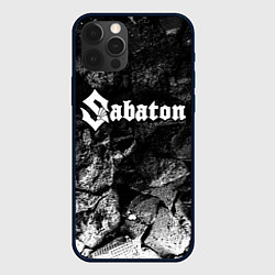 Чехол для iPhone 12 Pro Max Sabaton black graphite, цвет: 3D-черный