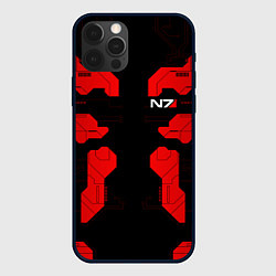 Чехол iPhone 12 Pro Max Mass Effect - Red armor