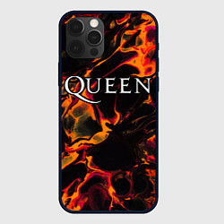 Чехол для iPhone 12 Pro Max Queen red lava, цвет: 3D-черный