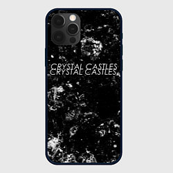 Чехол iPhone 12 Pro Max Crystal Castles black ice