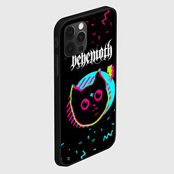 Чехол для iPhone 12 Pro Max Behemoth - rock star cat, цвет: 3D-черный — фото 2