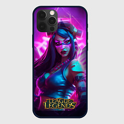 Чехол для iPhone 12 Pro Max League Of Legends Akali Kda, цвет: 3D-черный